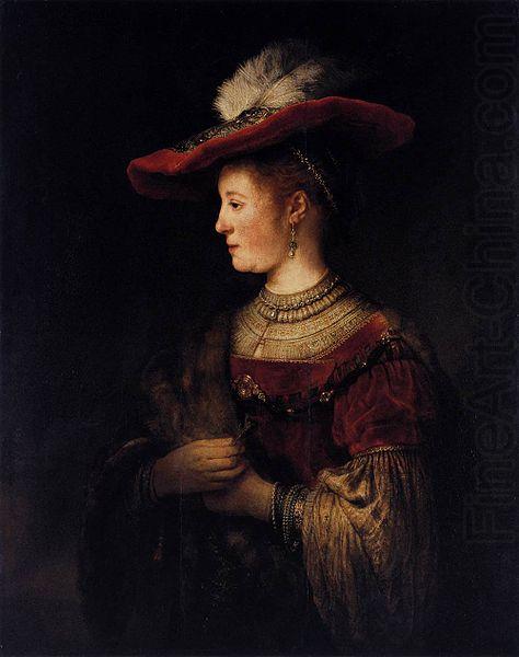 Saskia in Pompous Dress, Rembrandt Peale